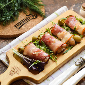 Бананы в беконе