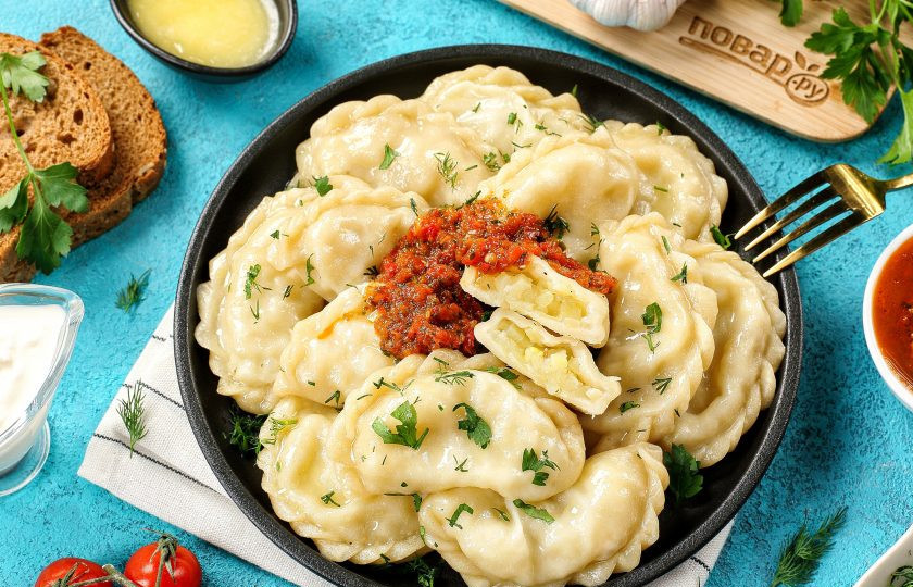 1. Этап. Вареники на пару: Приятного аппетита!