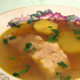 Уха из головы сома