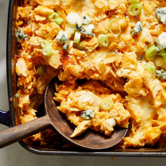 Buffalo Chicken & Rice Casserole