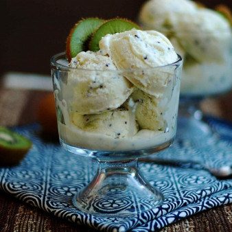 Мороженое с киви