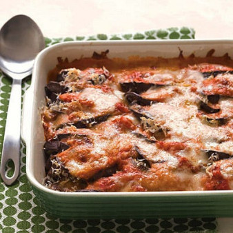 Lighter Eggplant Parmesan