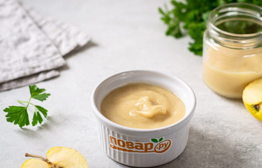 1. Этап. Постный яблочный майонез: Постный яблочный майонез готов!