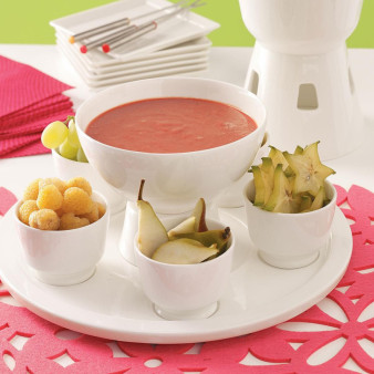 Warm Strawberry Fondue