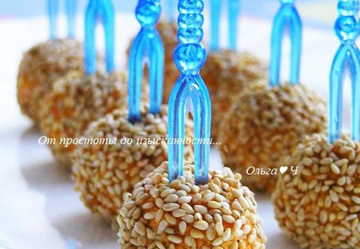 1. Этап. Закусочные морковно-ореховые шарики: Приятного аппетита!