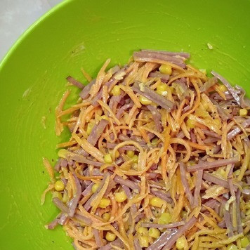 1. Этап. Салат Острые ощущения: *