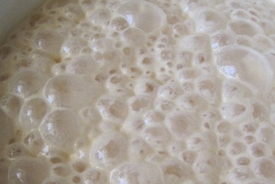 1. Этап. Брага для самогона из варенья: Когда дрожжи начнут 