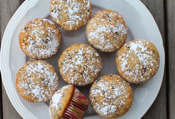 1. Этап. Маффины со сгущенкой: 4. Посыпаем сахарной пудрой — и подаем!